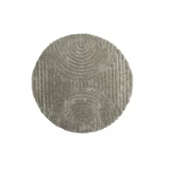 Niklas Tæppe Rundt Ø200 - Gråbeige