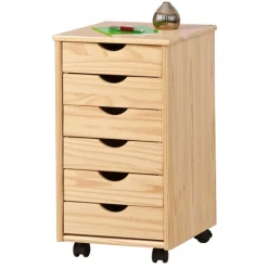 NILS Skuffesektion - skuffekassette i lakeret fyrretræ