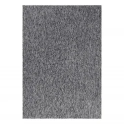 Nizza Kortluvet Tæppeløber Ensfarvet - Grå
