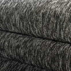 Nizza Kortluvet Tæppeløber Ensfarvet - Antracit