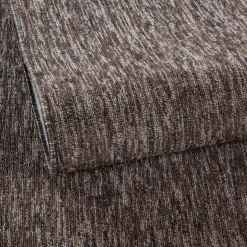 Nizza Kortluvet Tæppeløber Ensfarvet - Brun