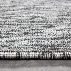 Nizza Rund Kortluvet tæppe Ensfarvet - Grå