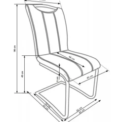 NORD spisebord hvid 140-180cm med 4 spisestole