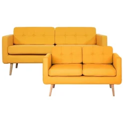 Novelty 3+2 pers. sofasæt - Gul Samoa 5