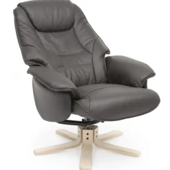 Næsby Drejestol Brun Soleda Læder