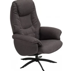 Næsby Drejestol Brun stof