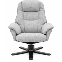Næsby Drejestol lysegrå Stof