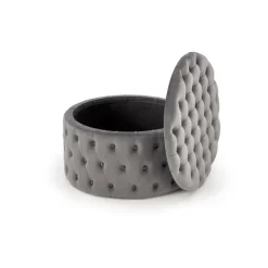 NUNEZ puf Ø70cm Grå