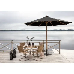 Nypo Parasol - Sort,Natur