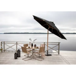 Nypo Parasol - Sort,Natur