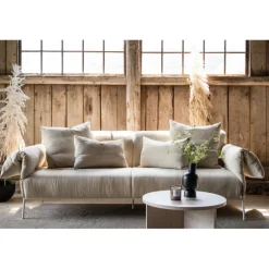 ockero 3 personers Sofa - Beige og Hvid