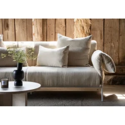 ockero 3 personers Sofa - Beige og Hvid