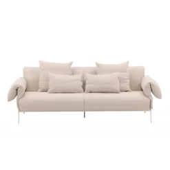 ockero 3 personers Sofa - Beige og Hvid