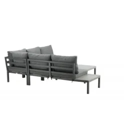 Odense Have Hjørnesofa Sæt - Sort,Grå