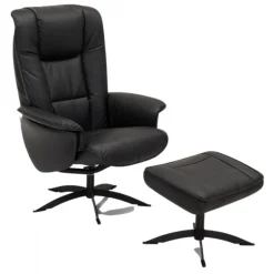 Odense Lænestol i ægte læder