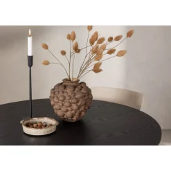 Olivia Rund Spisebordssæt - Beige og Sort