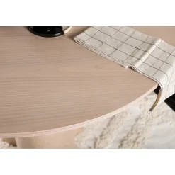 Olivia Rundt spisebord - Hvidpudset