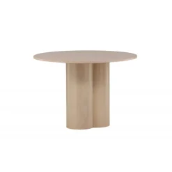 Olivia Rundt spisebord - Hvidpudset