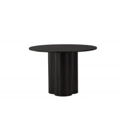 Olivia Rundt spisebord Ø110cm - Sort