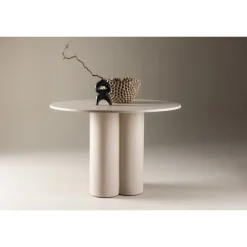 Olivia Rundt spisebord Ø110cm - Beige