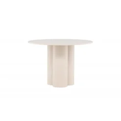 Olivia Rundt spisebord Ø110cm - Beige