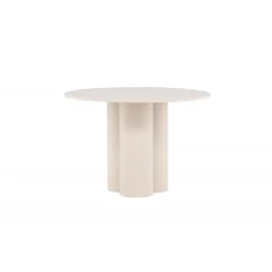 Olivia Rundt spisebord Ø110cm - Beige