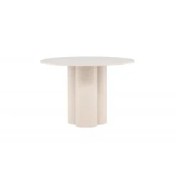 Olivia Rundt spisebord Ø110cm - Beige
