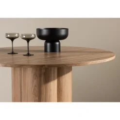 Olivia Rundt spisebord Ø110cm - Brun