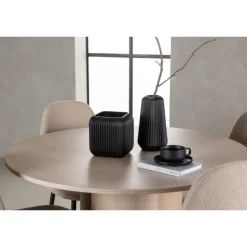 Olivia Spisebordssæt med Polar Stole - Beige og Hvid