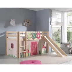 Opbevaringslommer til mellemhøj seng – Forår, lyserød (3 stk.)