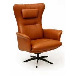 Opus Lænestol - Cognac Soleda læder