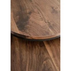 OREO sæt af to sofaborde, Valnød / Sort