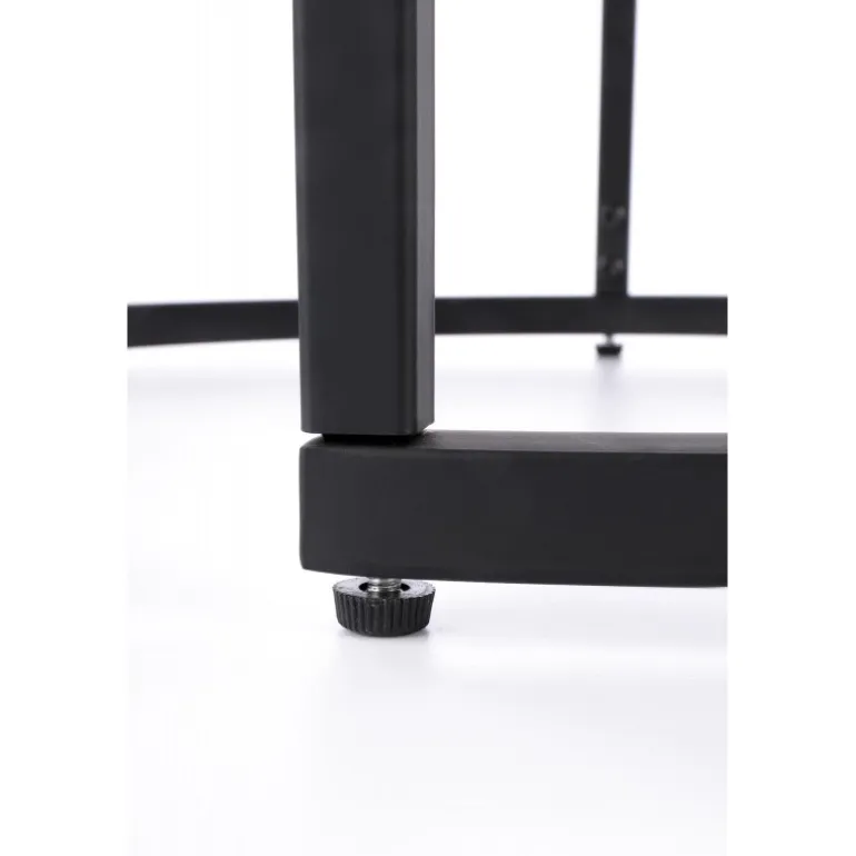 OREO sæt af to sofaborde, Valnød / Sort