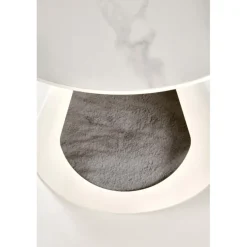 OSARIO sofabord, Hvid marmor / Hvid