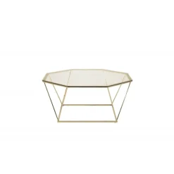 osterlen Bord - Messing og Transperant