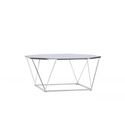 osterlen Sofa Bord - Sølvgrå og Transperant
