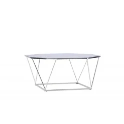 osterlen Sofa Bord - Sølvgrå og Transperant