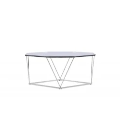 osterlen Sofa Bord - Sølvgrå og Transperant
