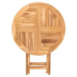 Oviedo Teak Spisebord - Spisebord i teaktræ Ø70x75cm