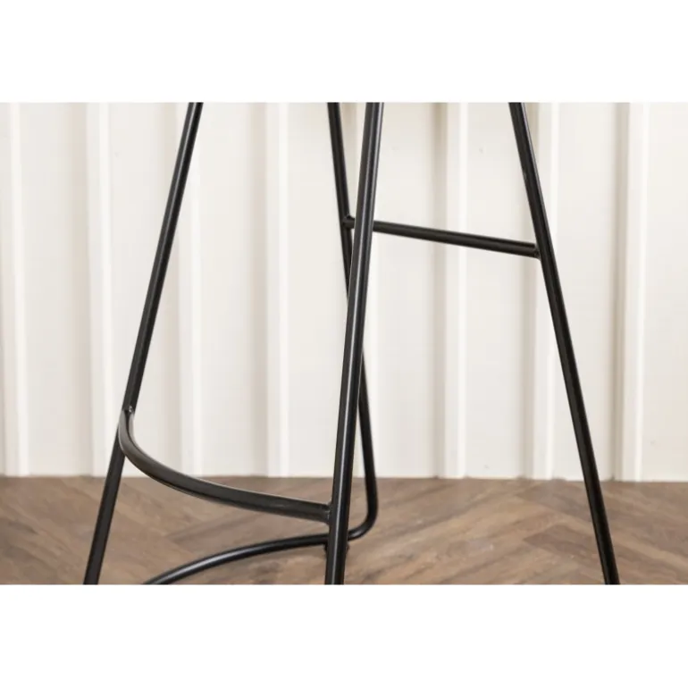 Ozark Barstol - Sort og Mørk Valnød