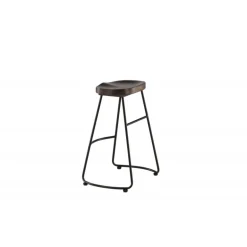 Ozark Barstol - Sort og Mørk Valnød