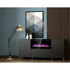 PAFOS kommode EF 180 Sort/Sort