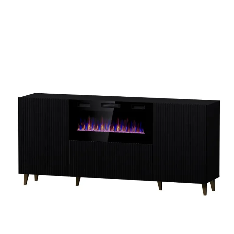 PAFOS kommode EF 180 Sort/Sort