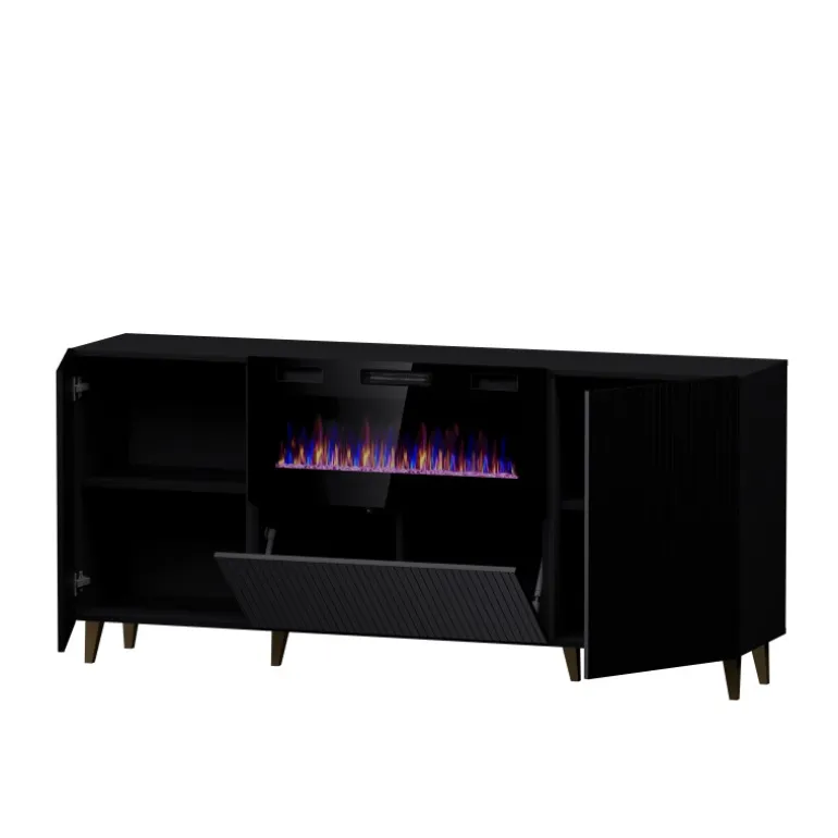 PAFOS kommode EF 180 Sort/Sort