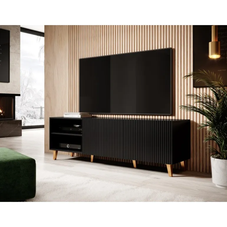 PAFOS TV bord 150cm Sort