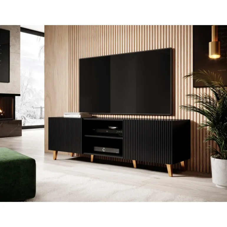 PAFOS TV bord 150cm Sort