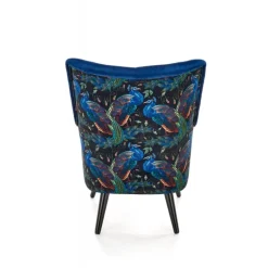 PAGONI stol - mørkeblå / Sort