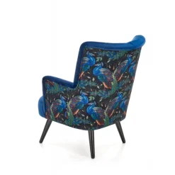 PAGONI stol - mørkeblå / Sort