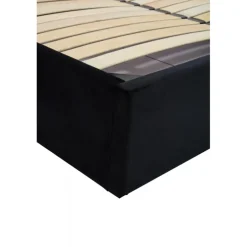 PALAZZO 160x200 seng med opbevaring - Sort og guld