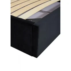 PALAZZO 160x200 seng med opbevaring - Sort og guld